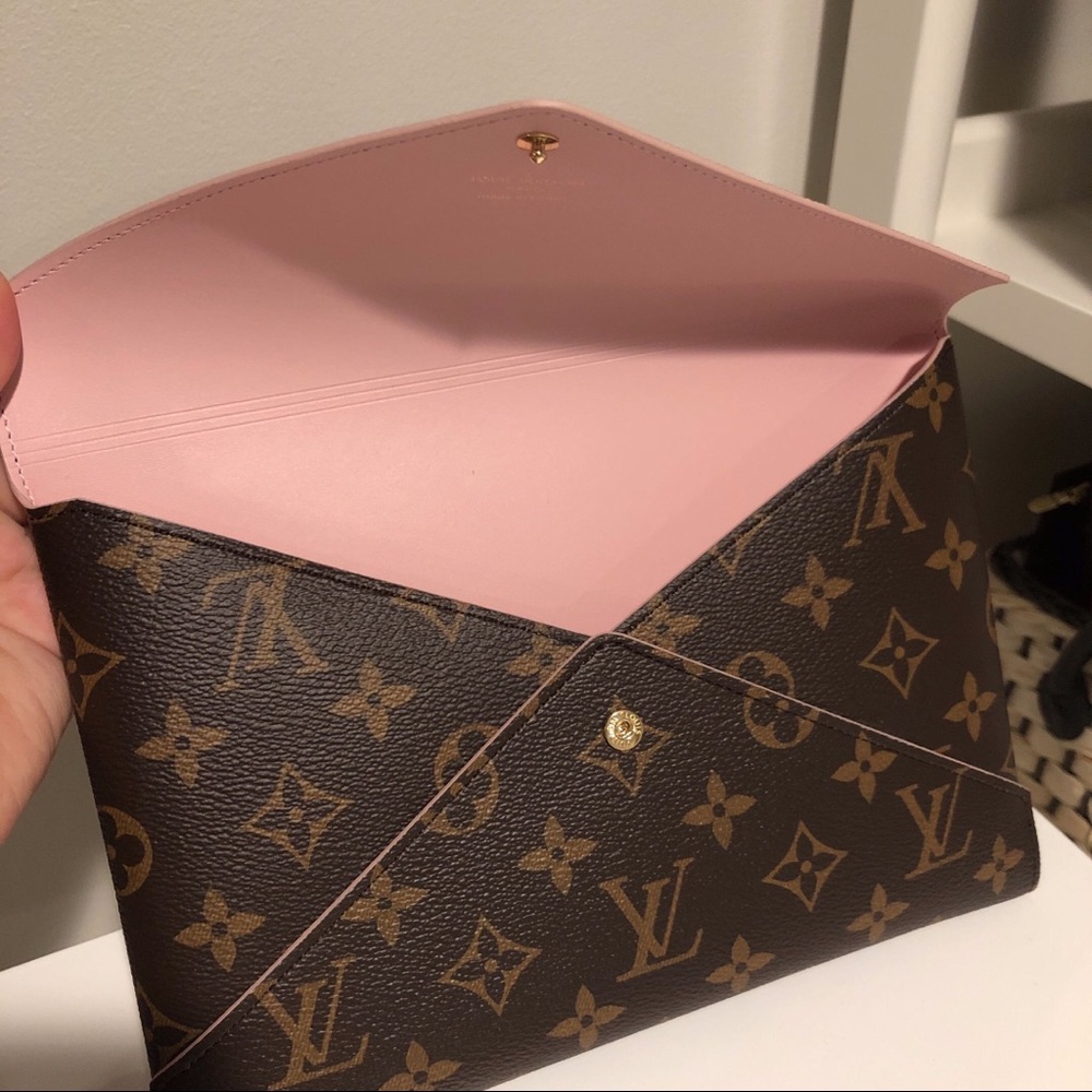 Monogram Large Kirigami Pochette Insert Rose